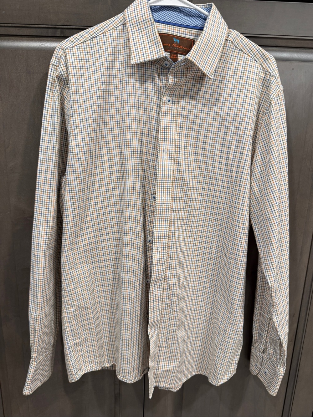 Large James Tattersall London Long Sleeve Button Up